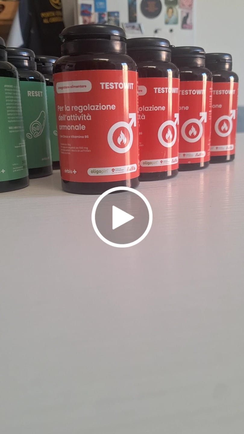 Opinión en vídeo de un cliente sobre TESTOWIT - Regulación hormonal 120 cápsulas NUEVO