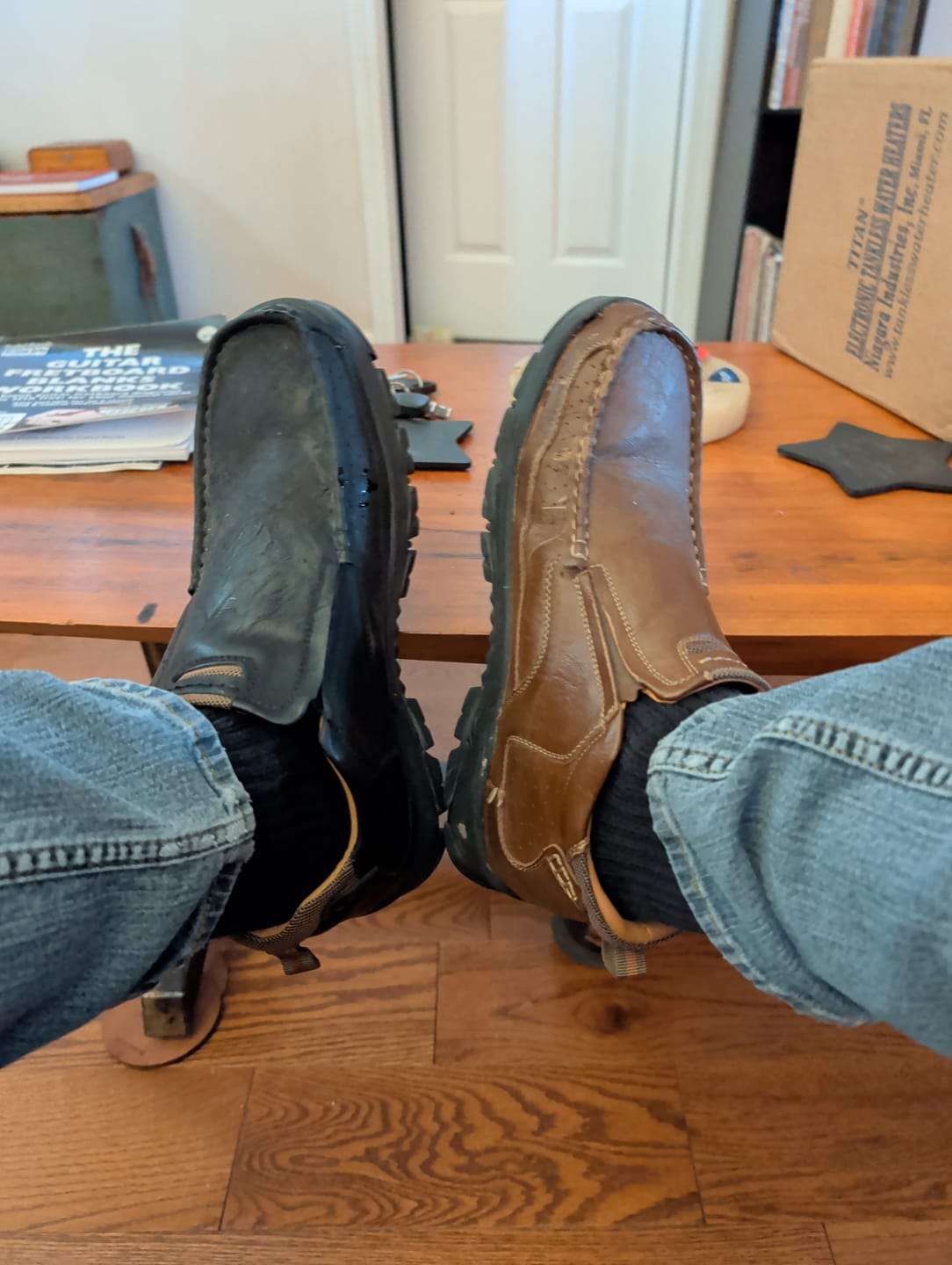 Customer photo review of EaseStep™ Waterproof Non-Slip Ankle Boots – Soft Comfort & Orthopedic Support