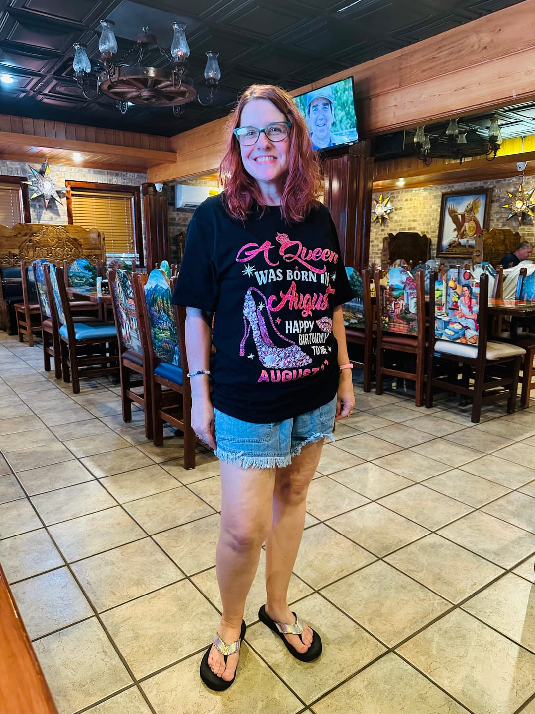 Customer photo review of 11TH AUGUST QUEEN UNISEX SHIRT
