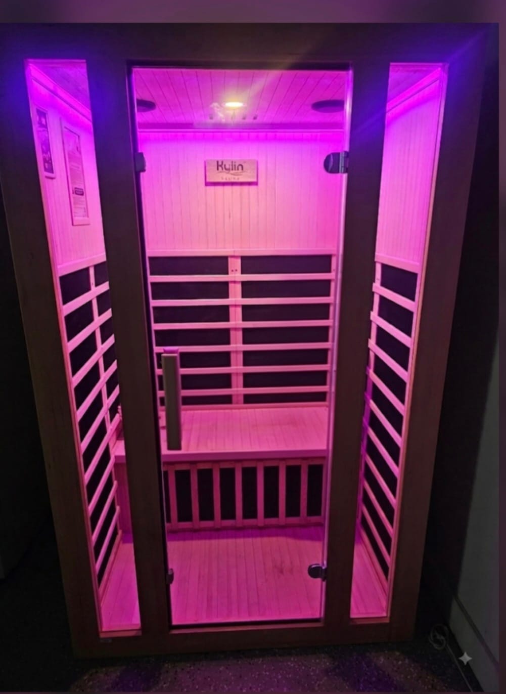 Customer photo review of Kylin Low EMF Carbon Infrared Sauna Room 2 Person QD-D2