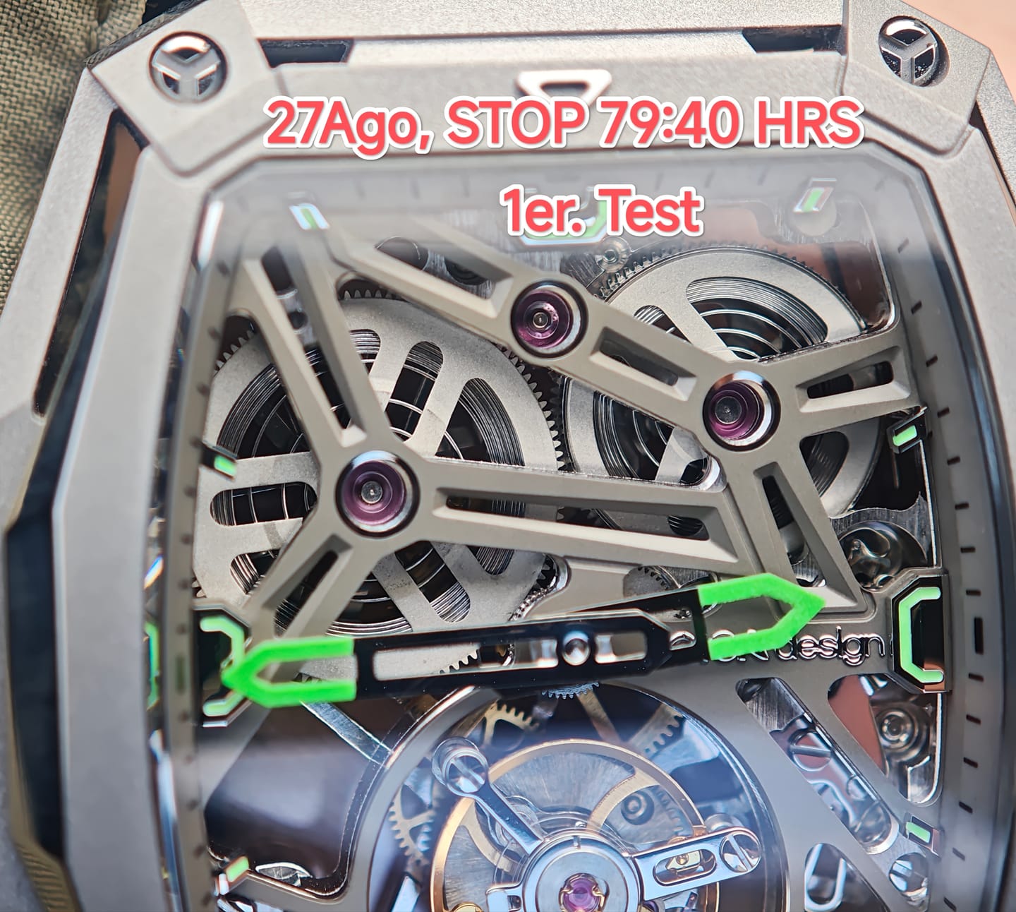 Customer photo review of Reloj Ciga Design Hunter Tourbillon Z037-TIGR-1G6B 45mm
