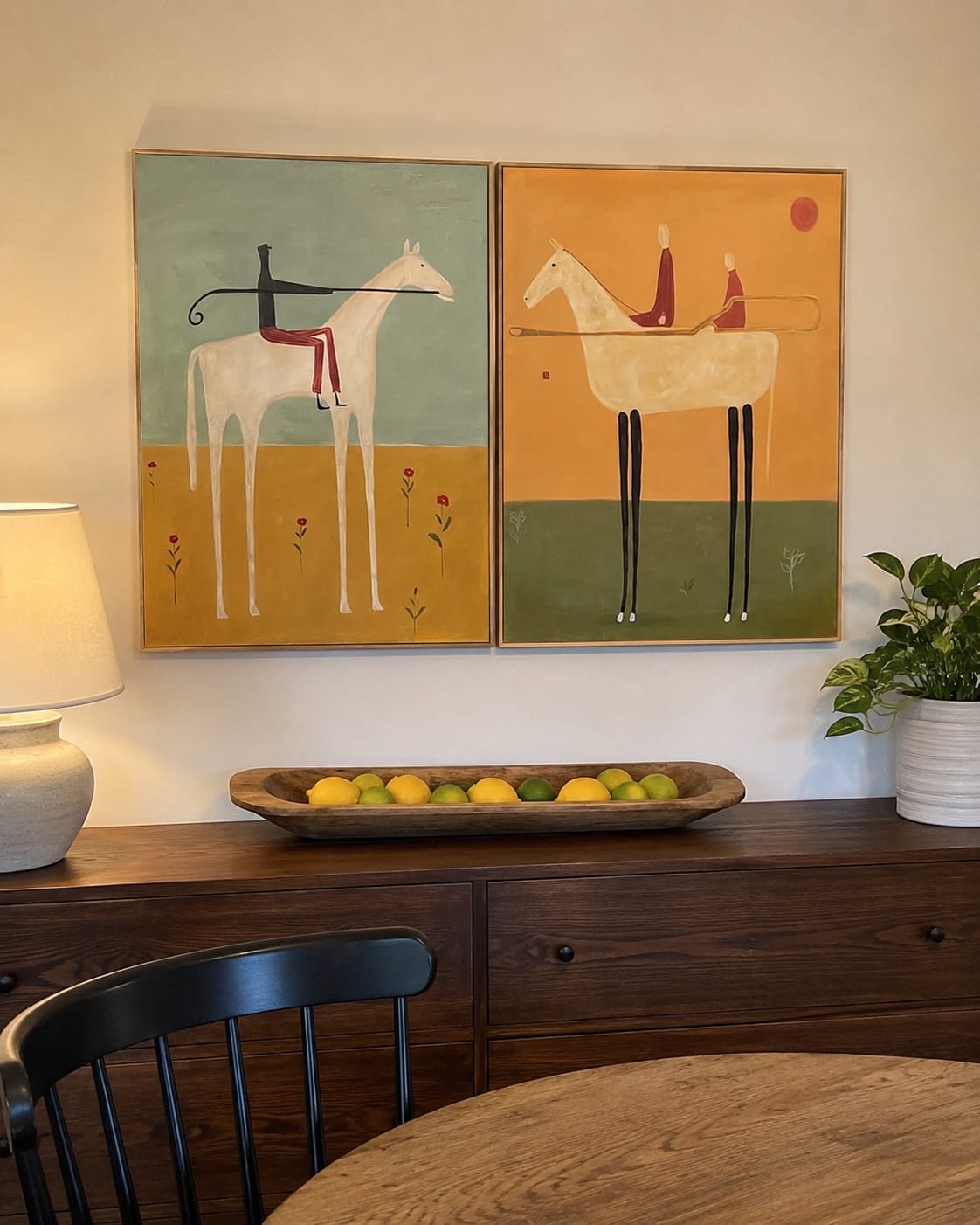 Customer photo review of Vintage Americana Art Set of 2 #VA125