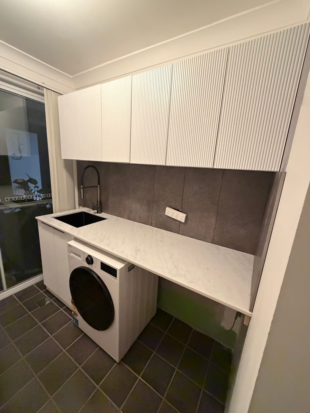 Customer photo review of BURLEIGH White Laundry Cabinet Set 1960x600x2100mm (Style A)