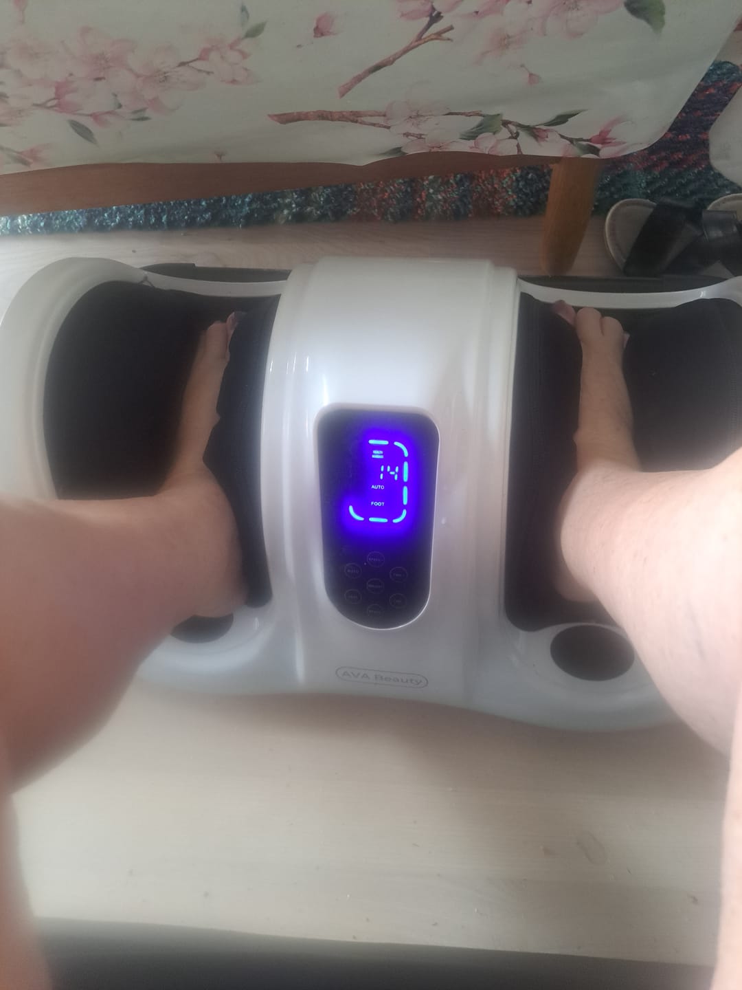 Customer photo review of Fod- og lægmassageapparat med fjernbetjening
