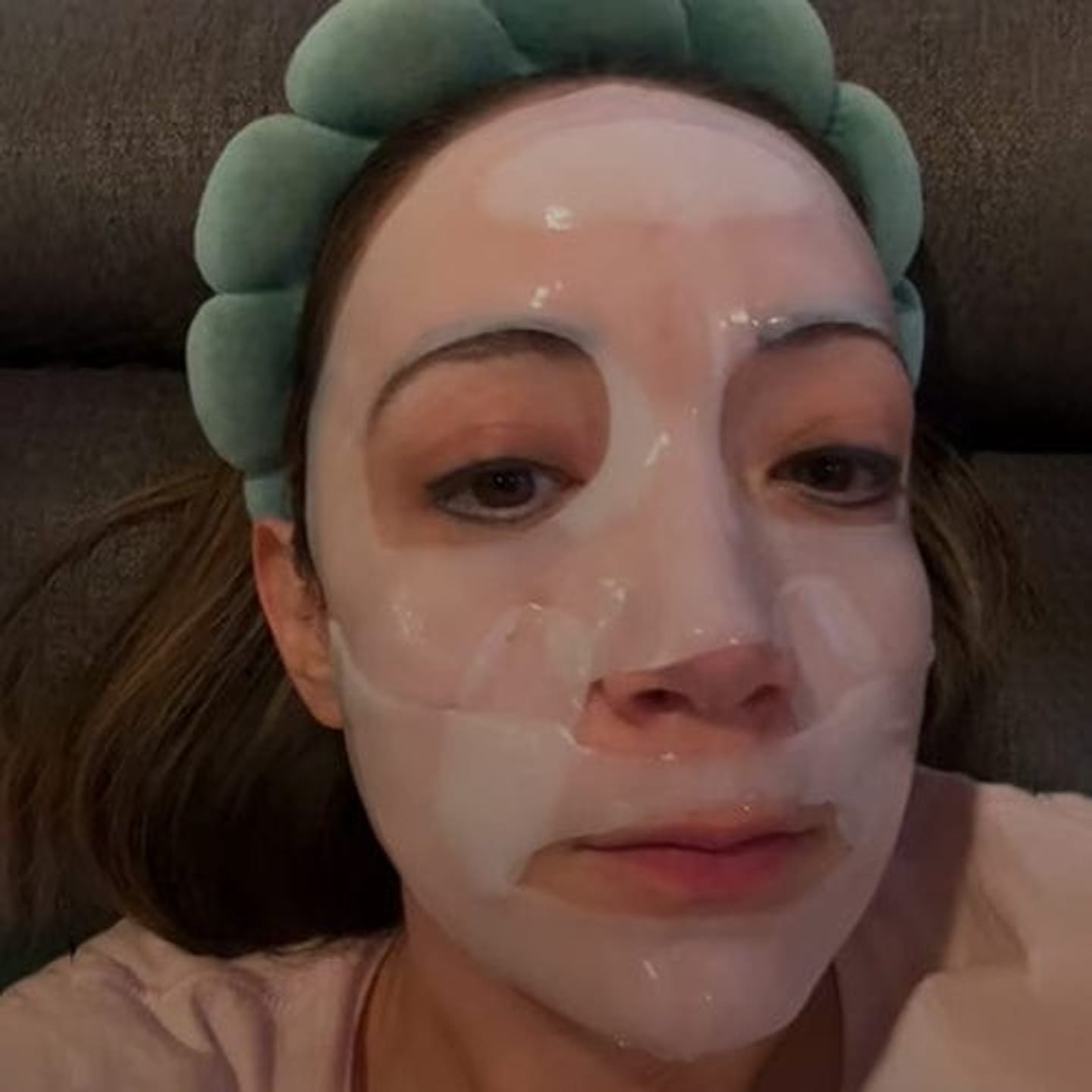 Customer photo review of Kollagen Hydrogel Maske für glatte Haut ᐅ Polstert auf & spendet intensive Feuchtigkeit