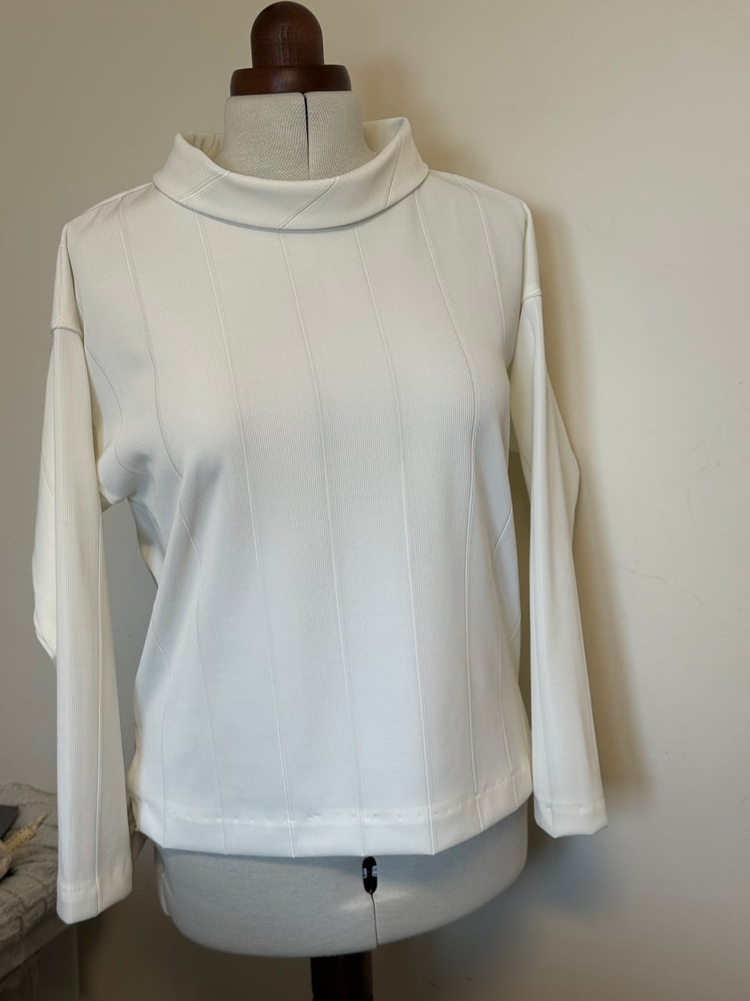 Customer photo review of 3 Metres Heavyweight Ribbed Jersey- 55" Wide (Off-White) (EOL)