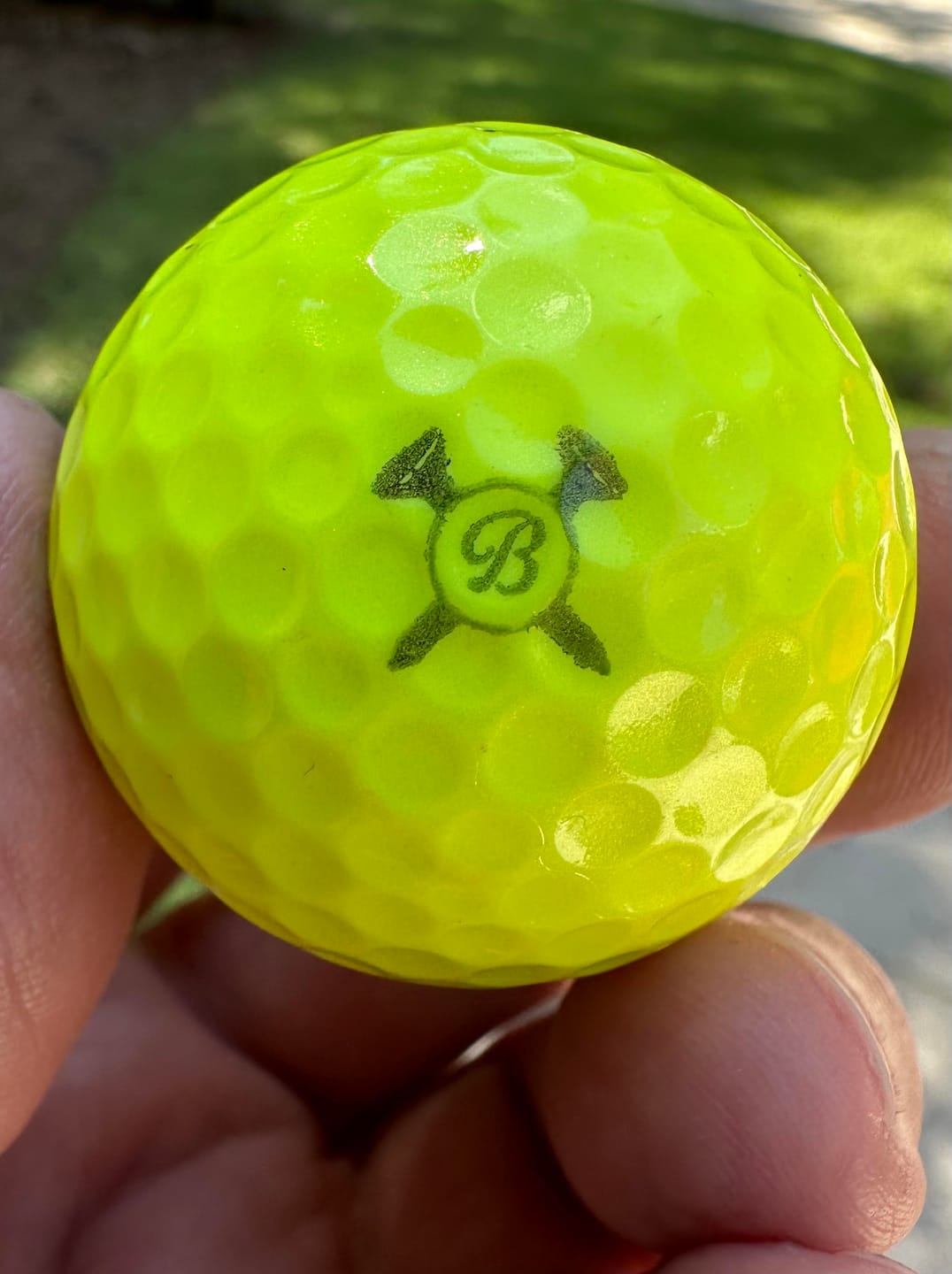 Customer photo review of Make It Your Hole in One - Monogrammed Initial Name - Personalized Golf Ball Stamp