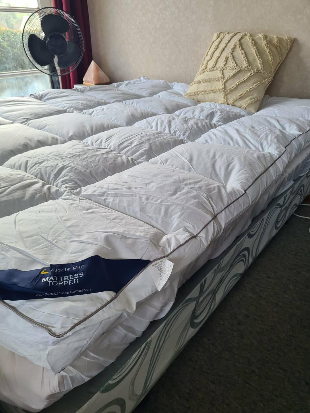 Customer photo review of Muscle Mat Luxury Mattress Topper