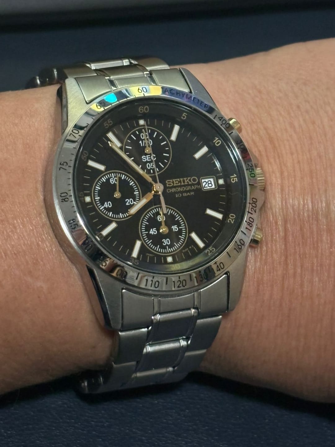 Customer photo review of Reloj Seiko SBTQ043 Chronograph Quartz 38,5mm JDM