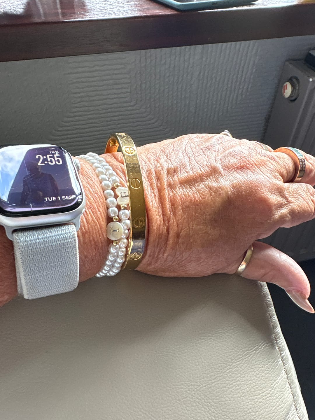 Customer photo review of Love Cuff Bracelet