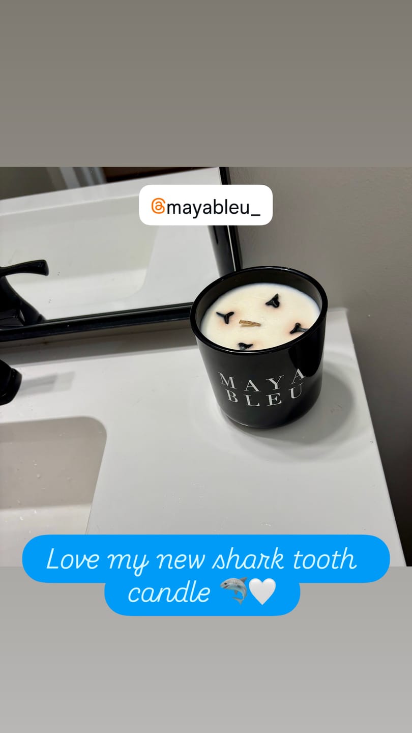 Customer photo review of The Original Shark Tooth Candle