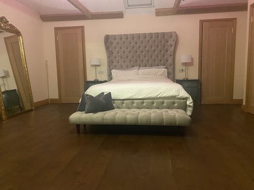 Customer photo review of Chester Deep Buttoned One Section Footstool