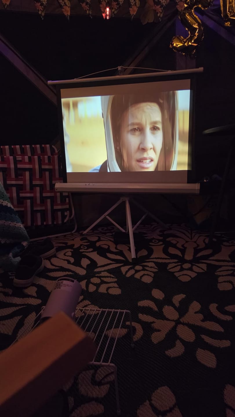 Customer photo review of Jolly Beam Projector