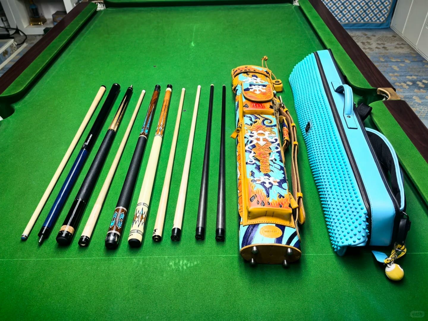 Customer photo review of Lizard Loverat Series Cue Case 3B4S