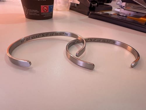 Customer photo review of Bracelet Jonc Couple