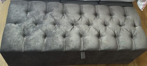 Customer photo review of Storage Ottoman Box