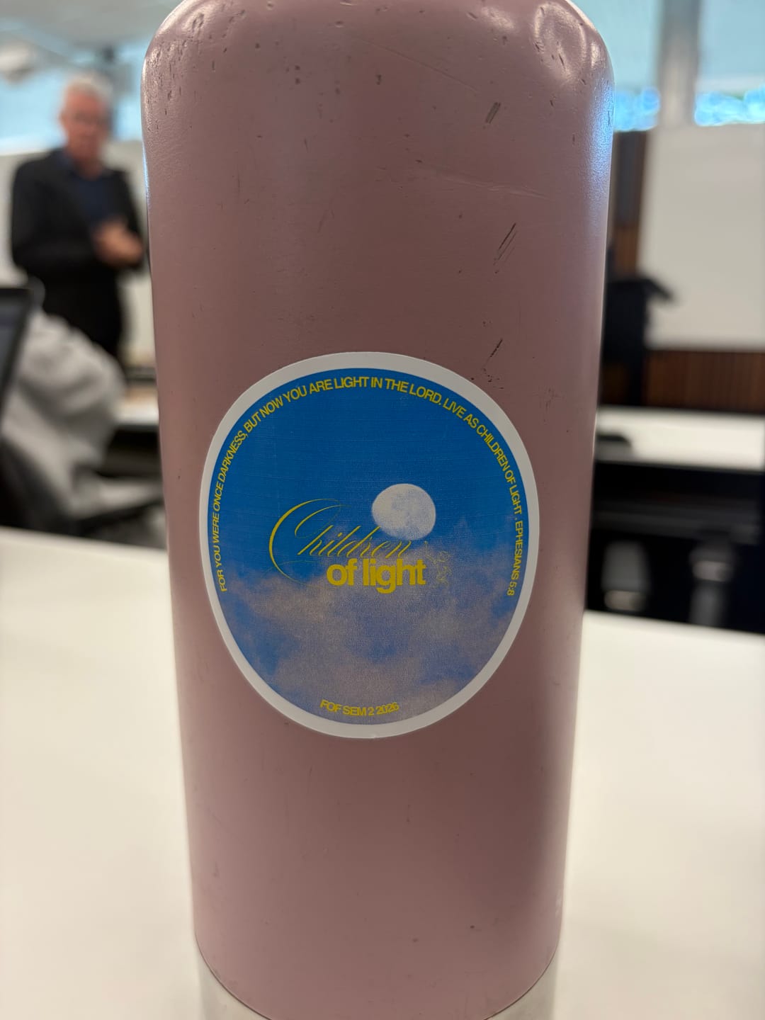 Customer photo review of Custom Circle Stickers
