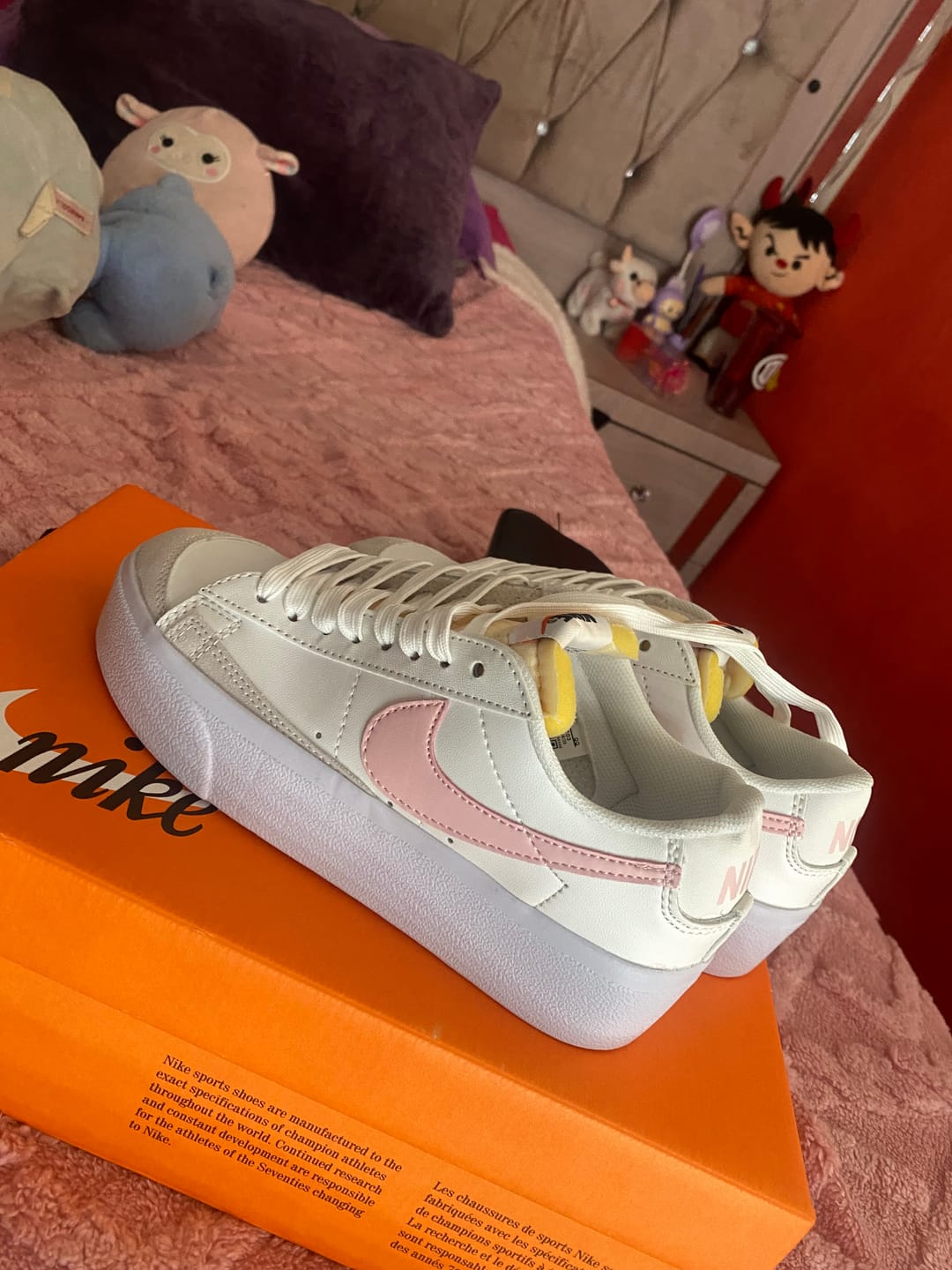 Customer photo review of Nike Blazer Low Platform Blanco Rosa | Tenis Mujer Estilo Urbano