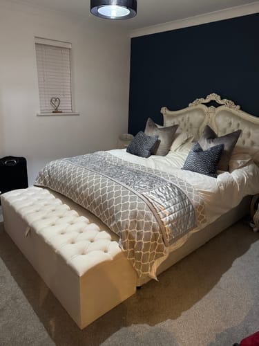 Customer photo review of Storage Ottoman Box