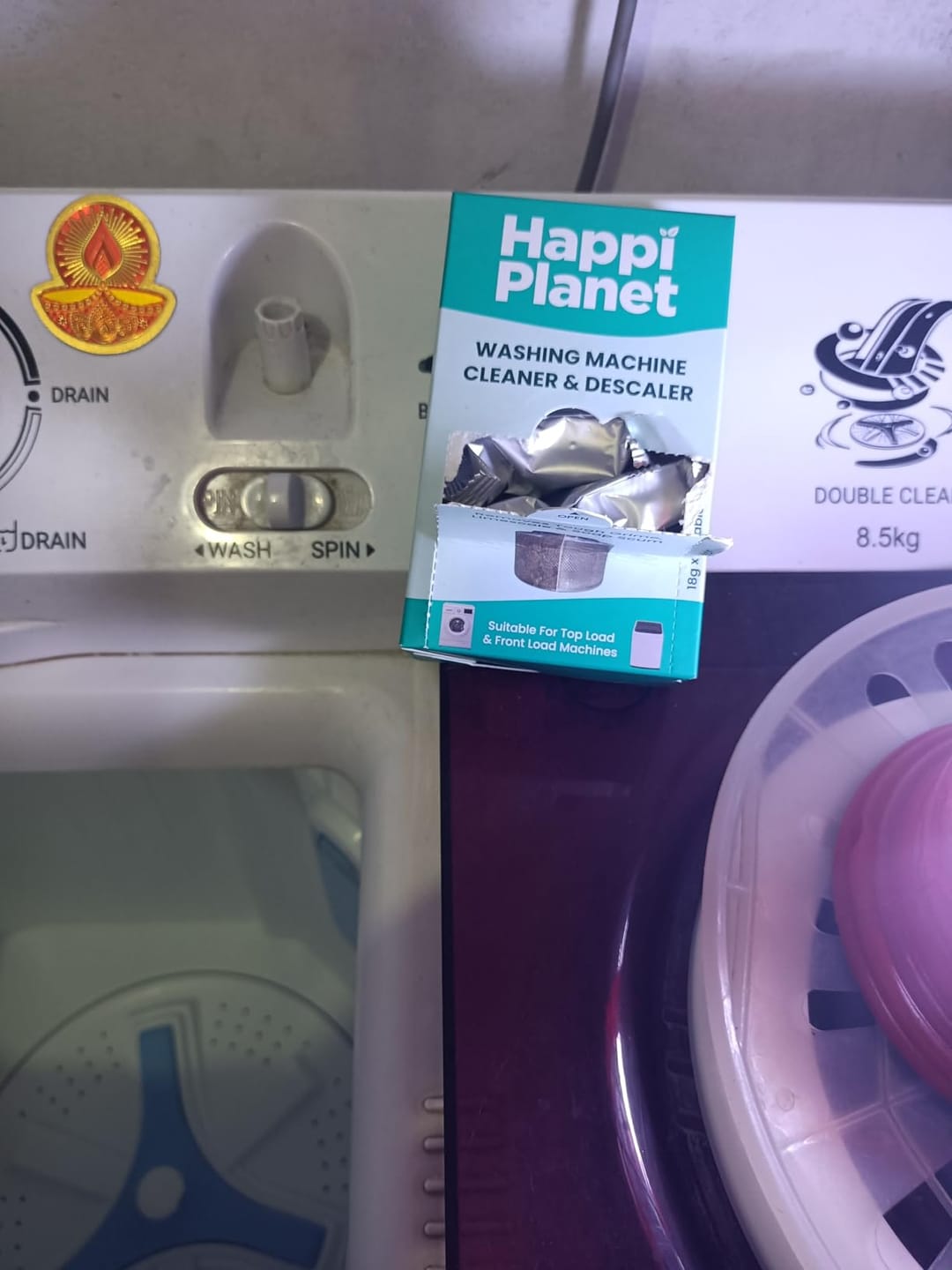 Customer photo review of Washing Machine Cleaner