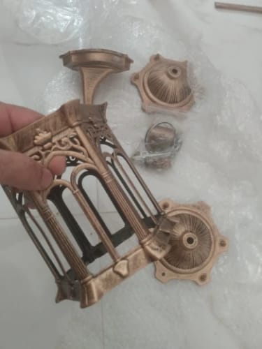 Customer photo review of European Style Outdoor Wall Lamp E27 IP55 Retro Aluminium Courtyard