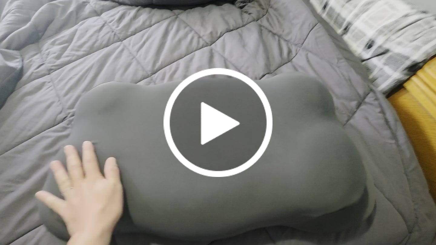 Customer video review of CloudAlign™ Pillow