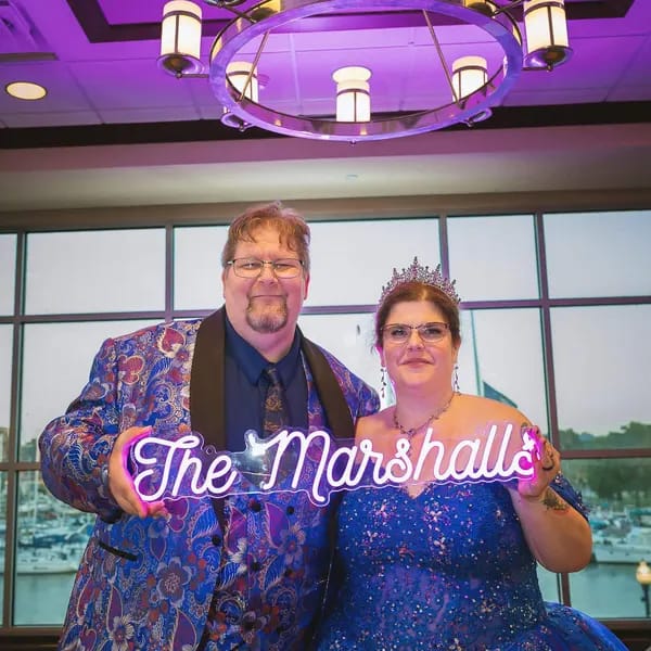 Customer photo review of Custom Neon: The Marshallc