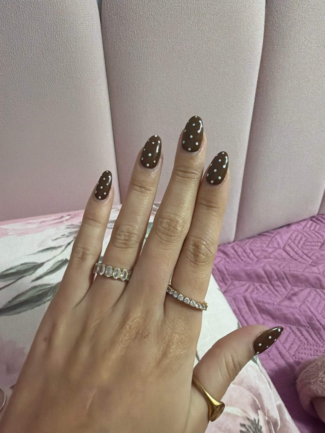 Customer photo review of Anel Riviera Moderna Banhado em Ouro 18k