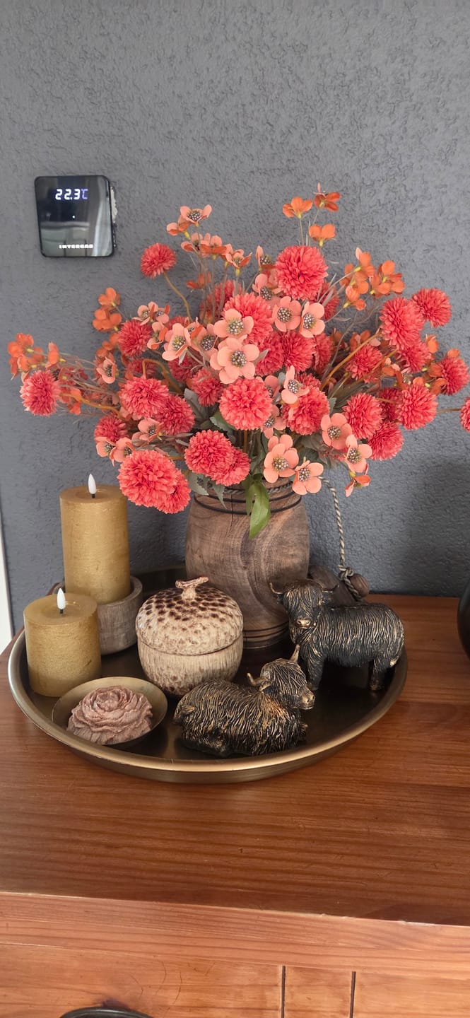 Customer photo review of Wax Arrangement - Terracotta