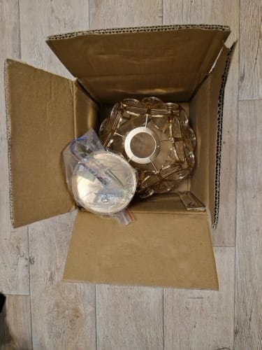 Customer photo review of PetalGlow Vintage Floral Hallway Ceiling Light