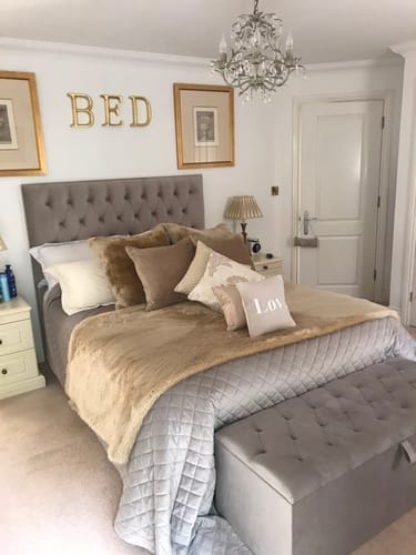 Customer photo review of Storage Ottoman Box
