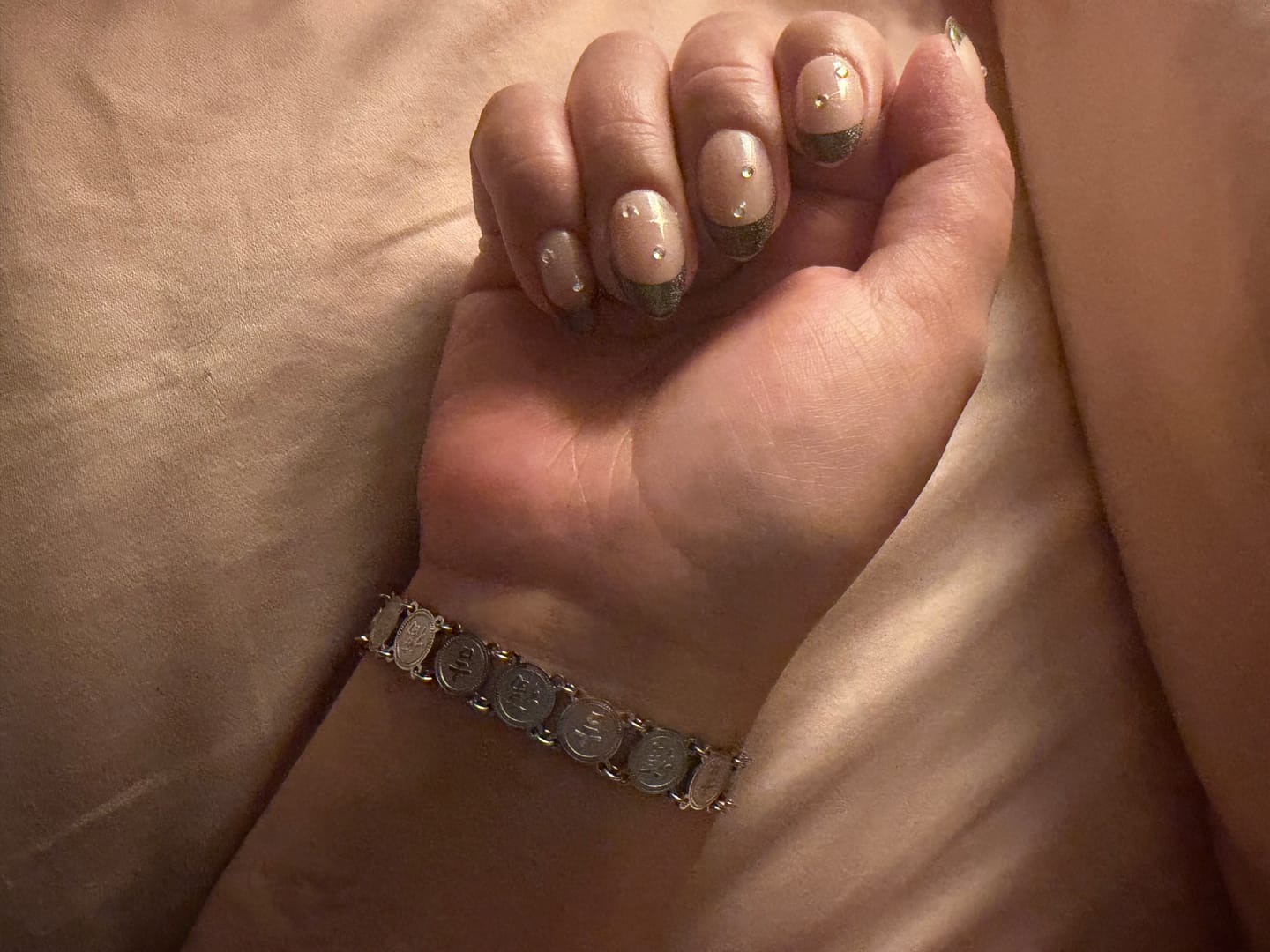 Customer photo review of Lucky Coin Bracelet