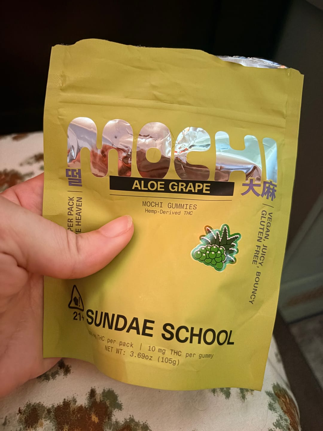Customer photo review of Aloe Grape (10mg) Value Pack