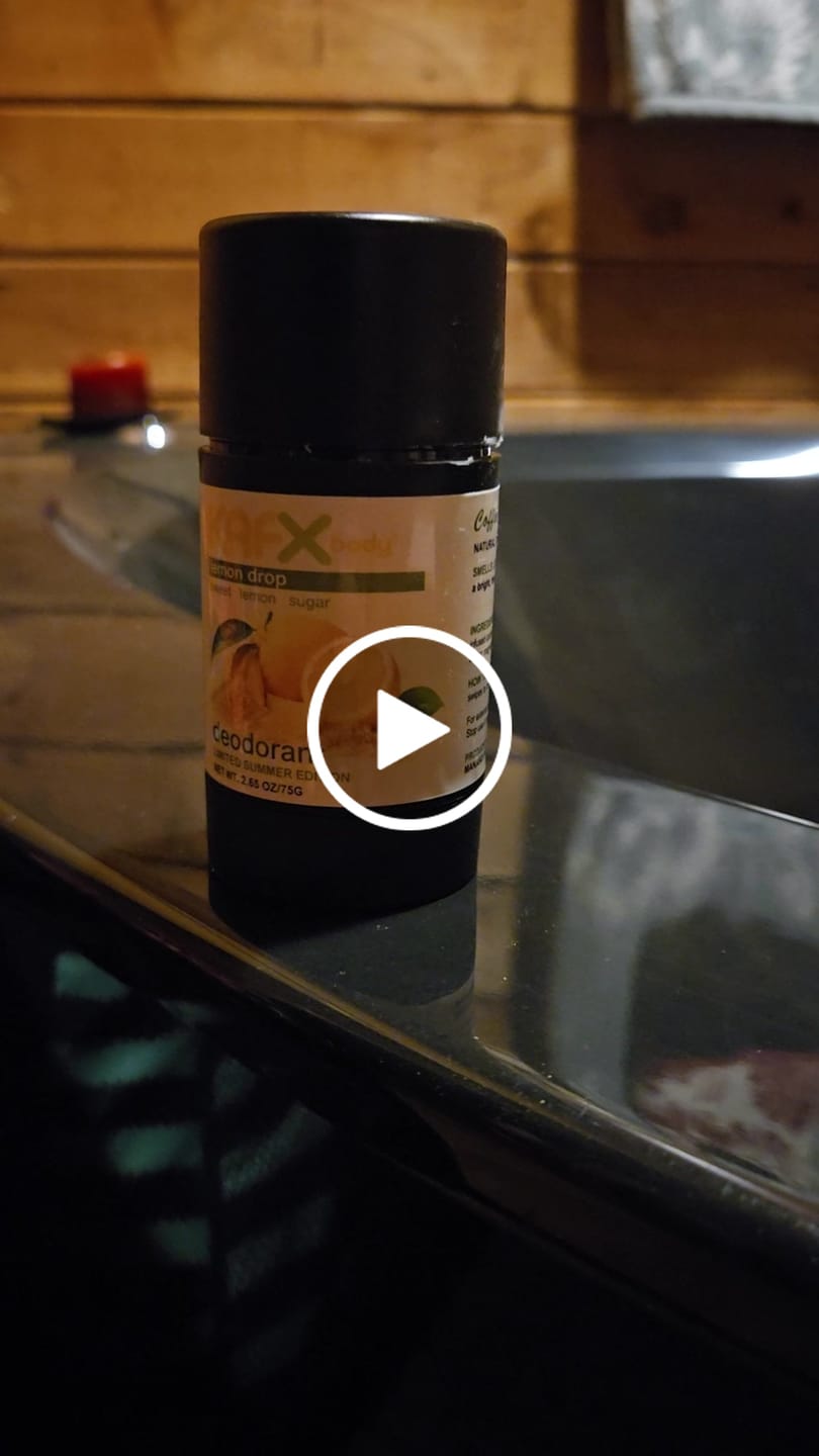 Customer video review of Lemon Drop Natural Deodorant | Aluminum Free | KAFX Body