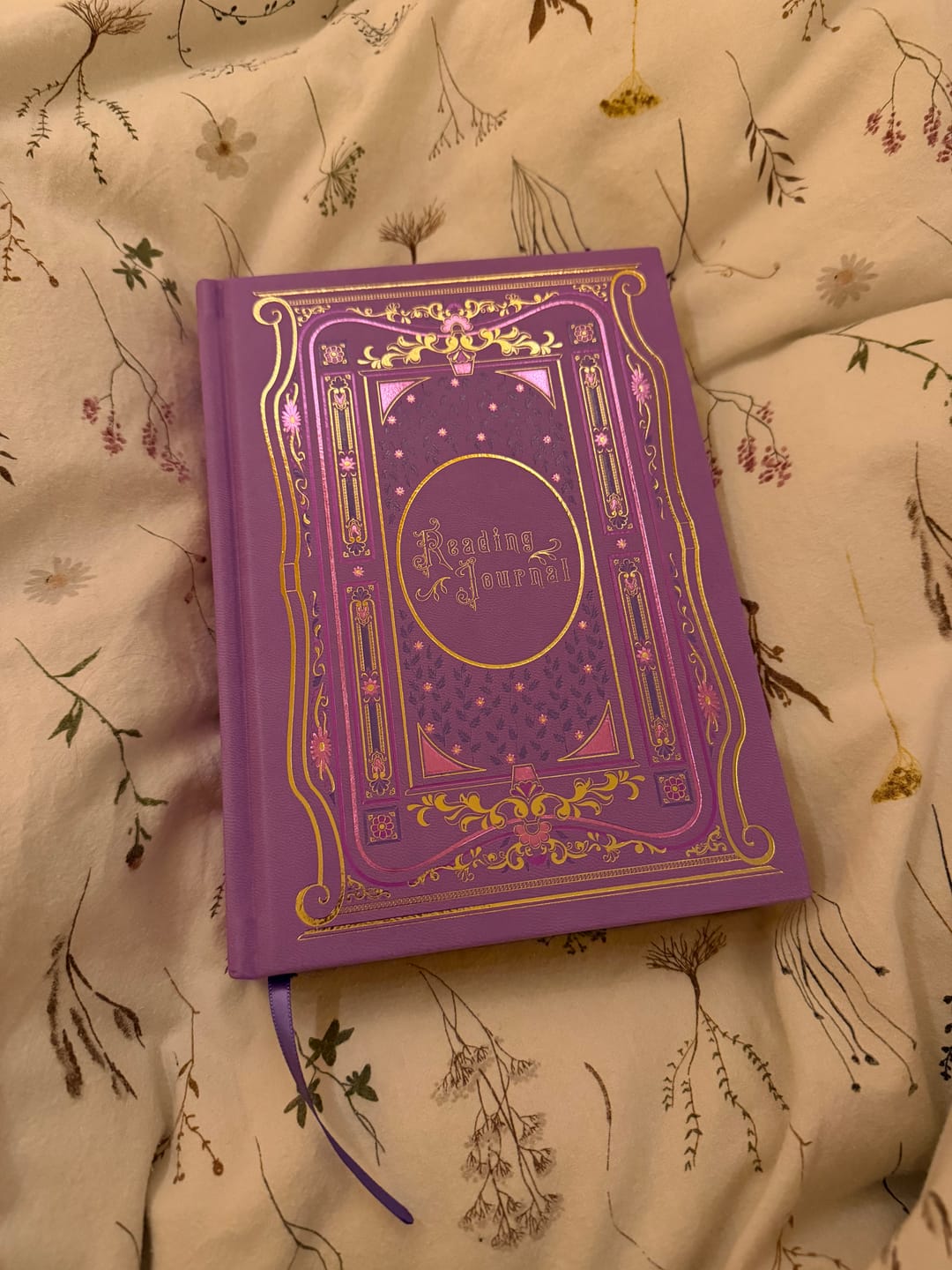 Customer photo review of Reading Journal - Wisteria