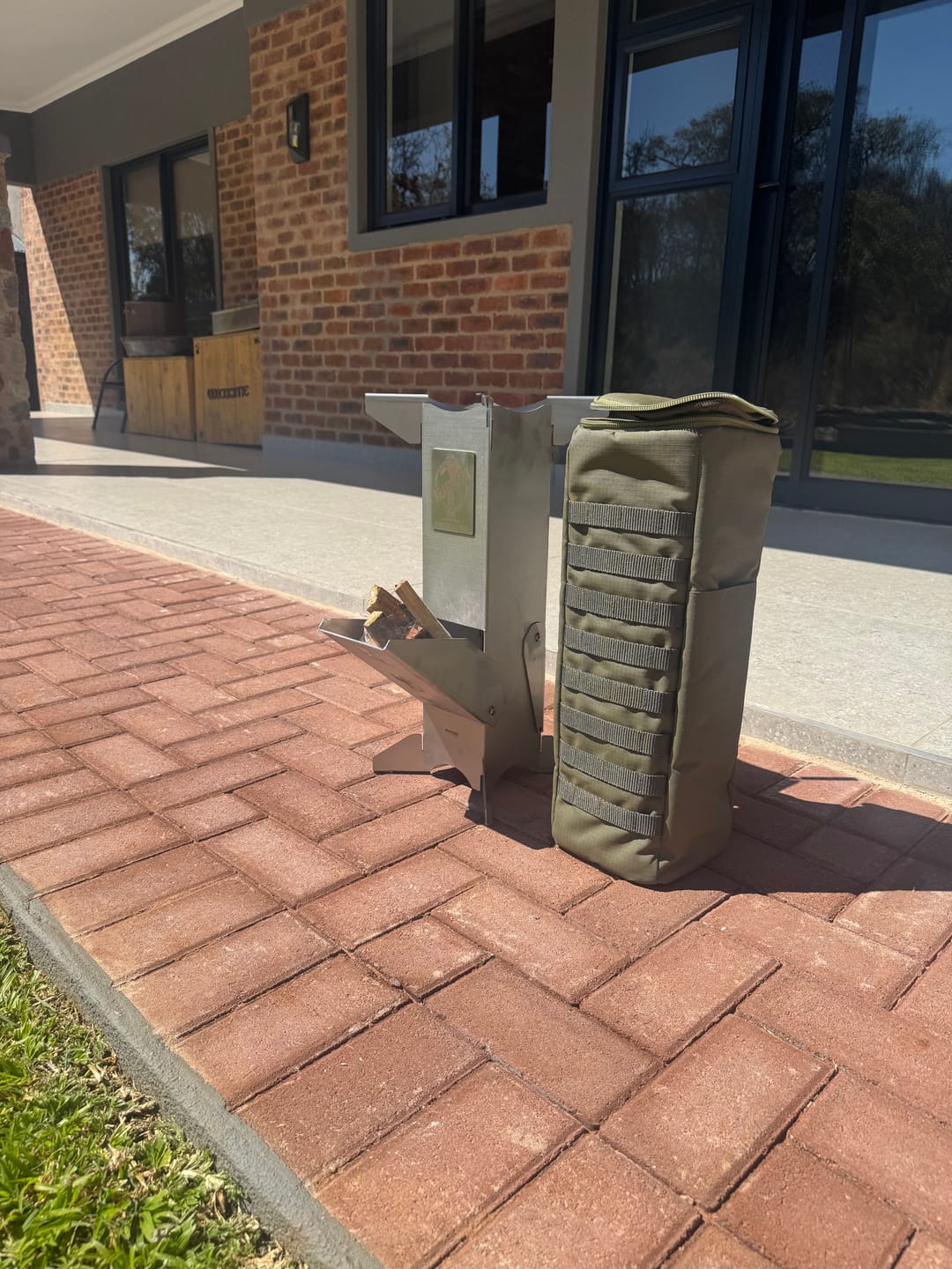 Customer photo review of BraaiPlank™ ROCKETSTOVE+ with Carry Bag