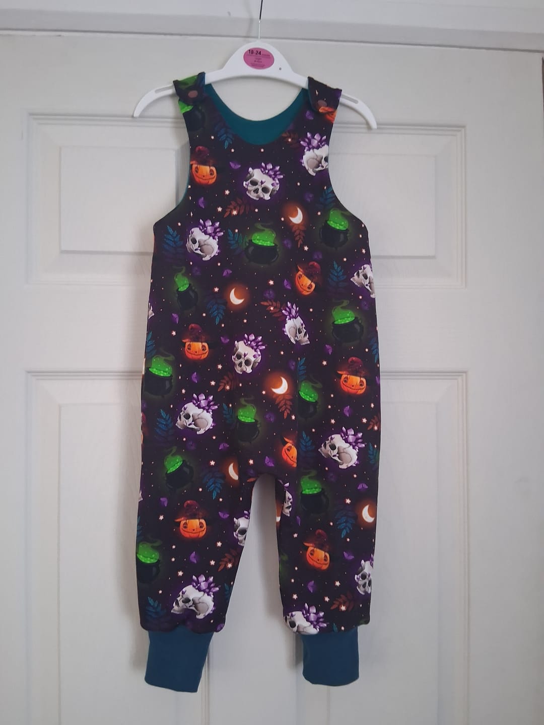 Customer photo review of Glowing Halloween Prints French Terry Fabric