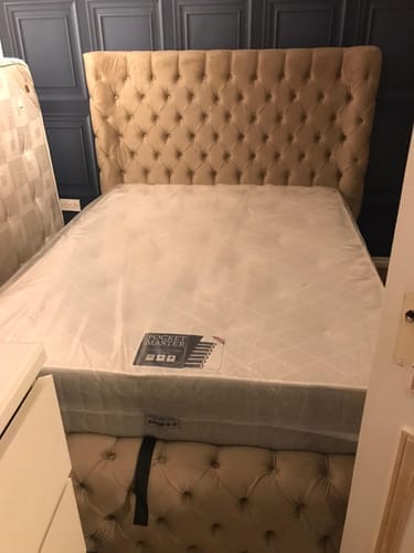 Customer photo review of Aubrey Thick Round Winged Bed