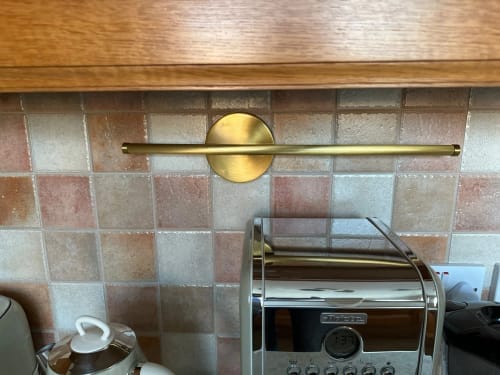 Customer photo review of Nordic Black Linear LED Wall Sconce Slim Design