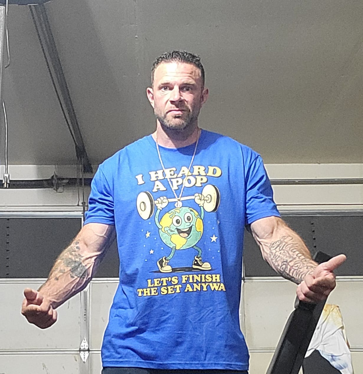 Customer photo review of Let's Blast Tren T-Shirt
