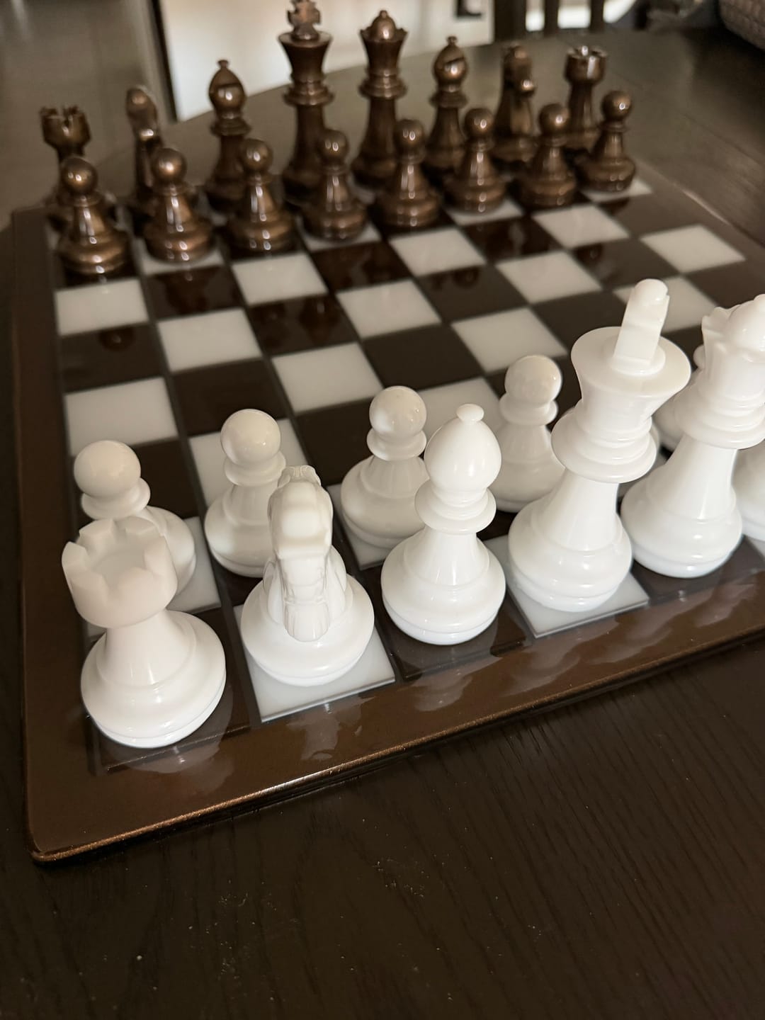 Customer photo review of 14.5x14.5x0.5" Medium Chess Board Silicone Mold With 1.5" Squares