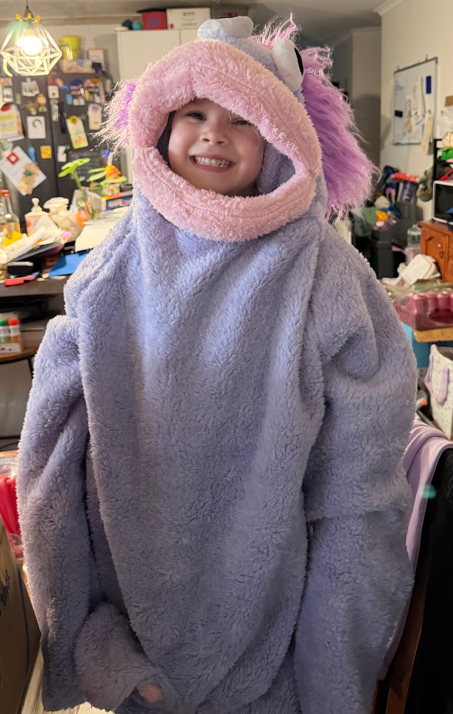 Customer photo review of Snuggo™ Monster Onesie