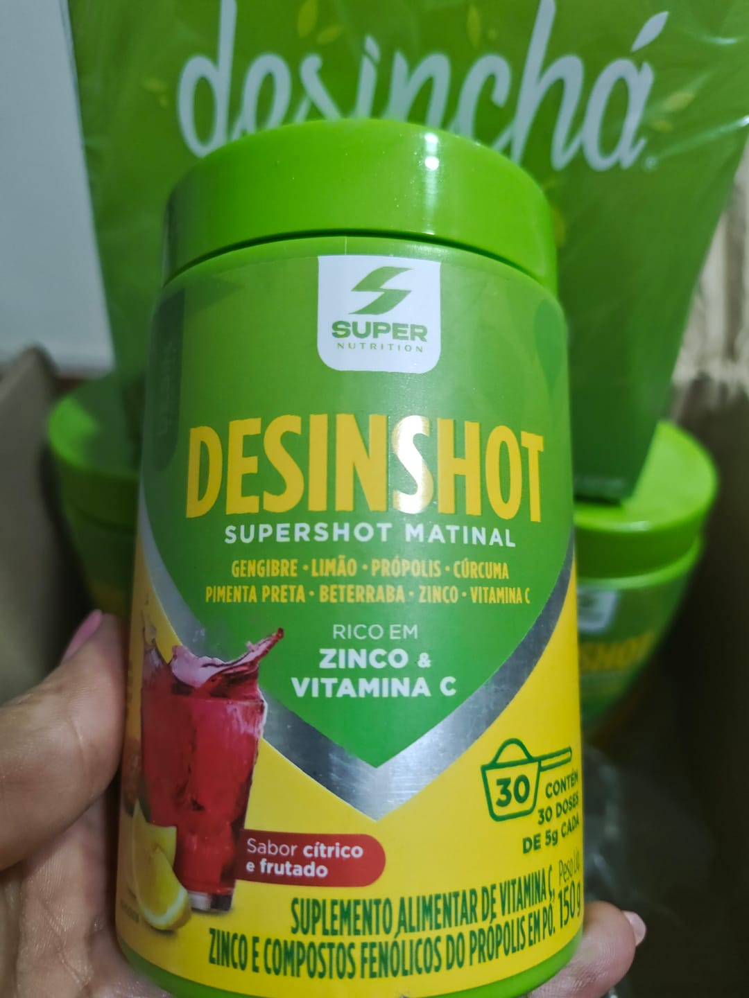 Customer photo review of Desinshot Shot Matinal (30 dias)