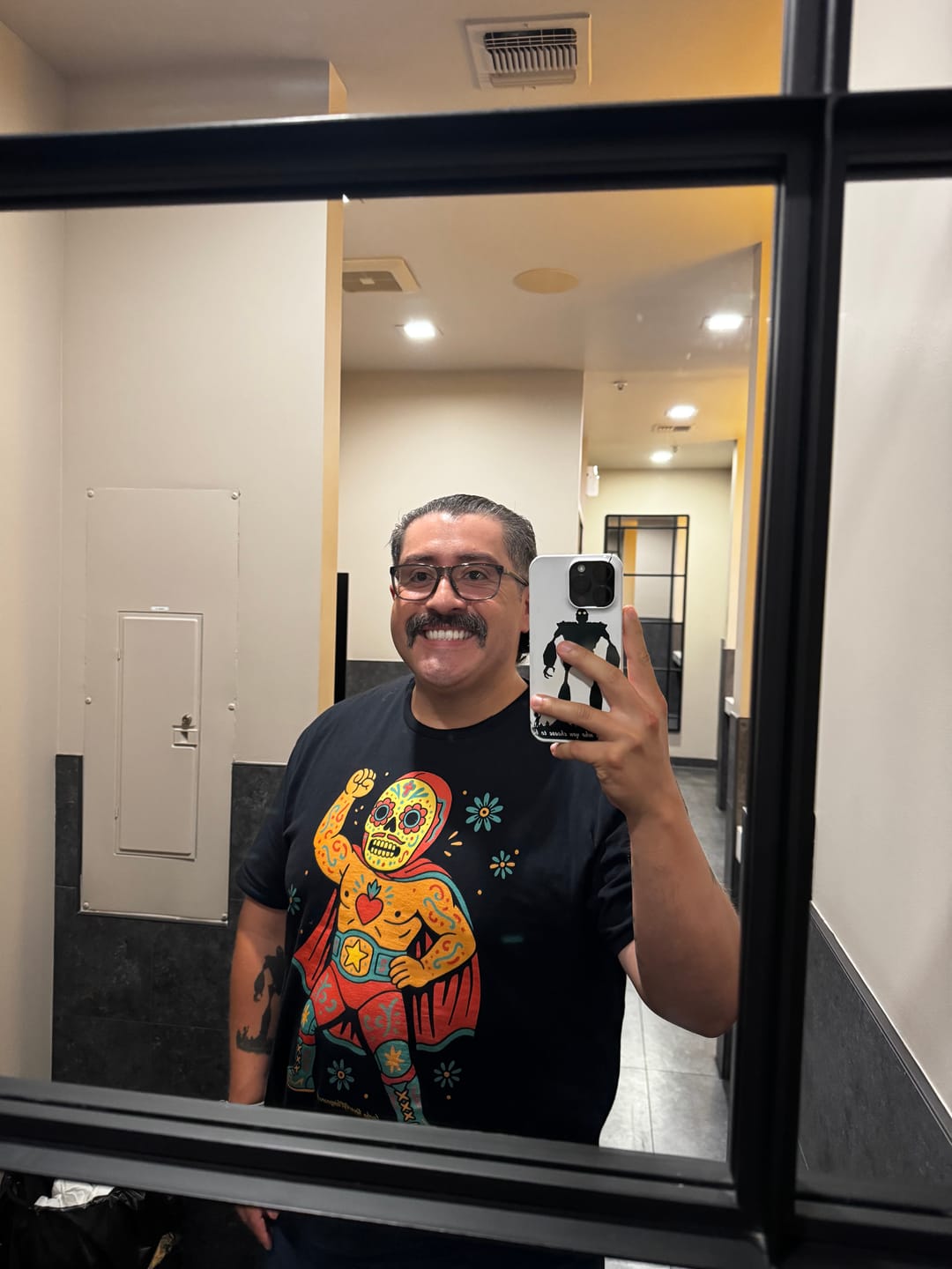 Customer photo review of El Chido Power Luchador T-Shirt
