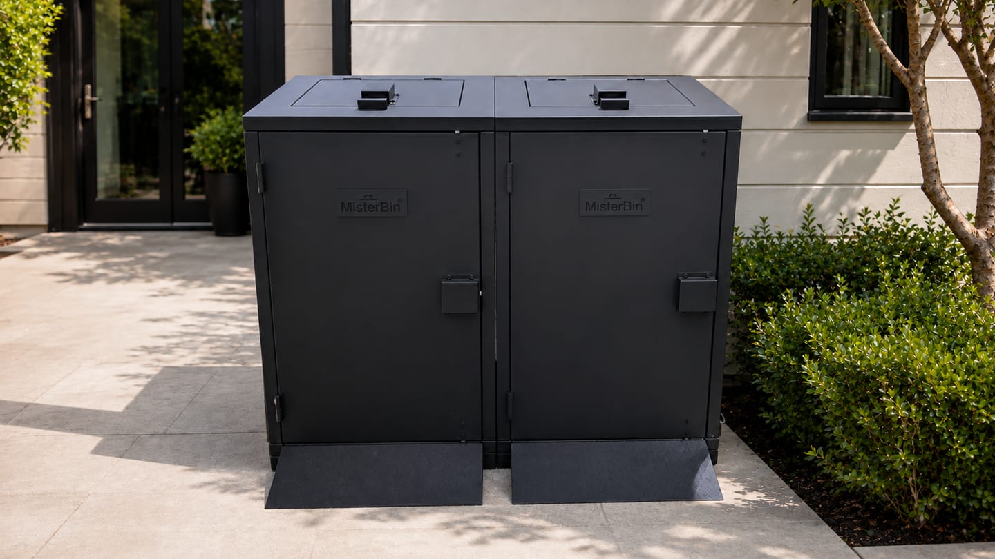 Customer photo review of MisterBin® Bear-Proof Garbage Bin Enclosure