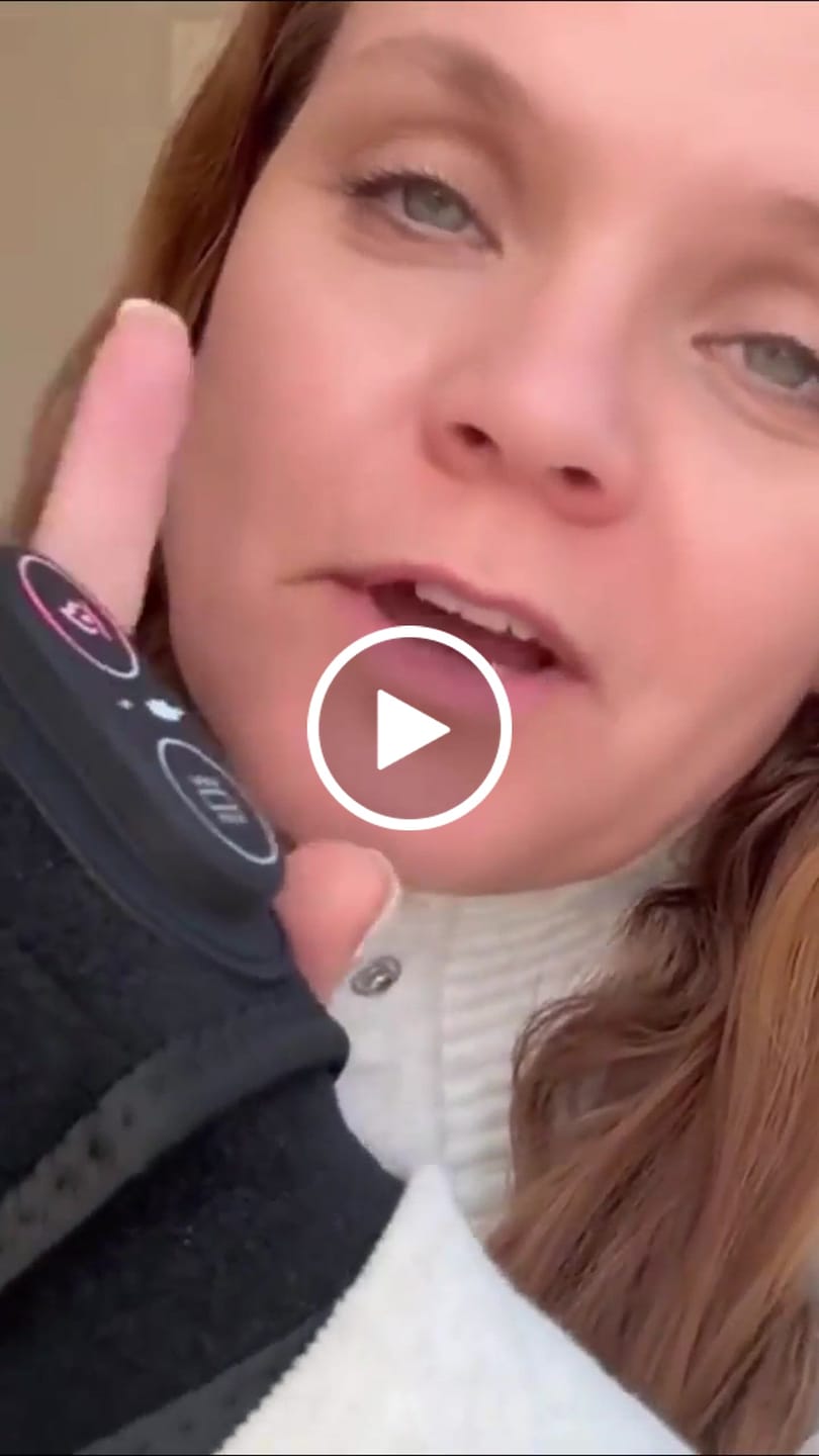 Customer video review of ZyaVie™ 3-in-1 Red Light Wrist Wrap