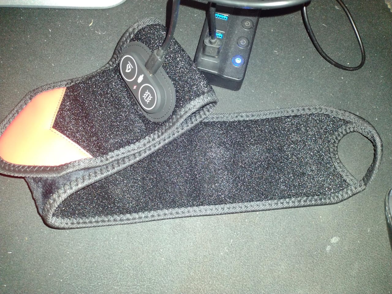 Customer photo review of ZyaVie™ 3-in-1 Red Light Wrist Wrap