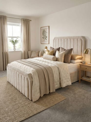 Customer photo review of Brooklyn Stripe Elegance Bed
