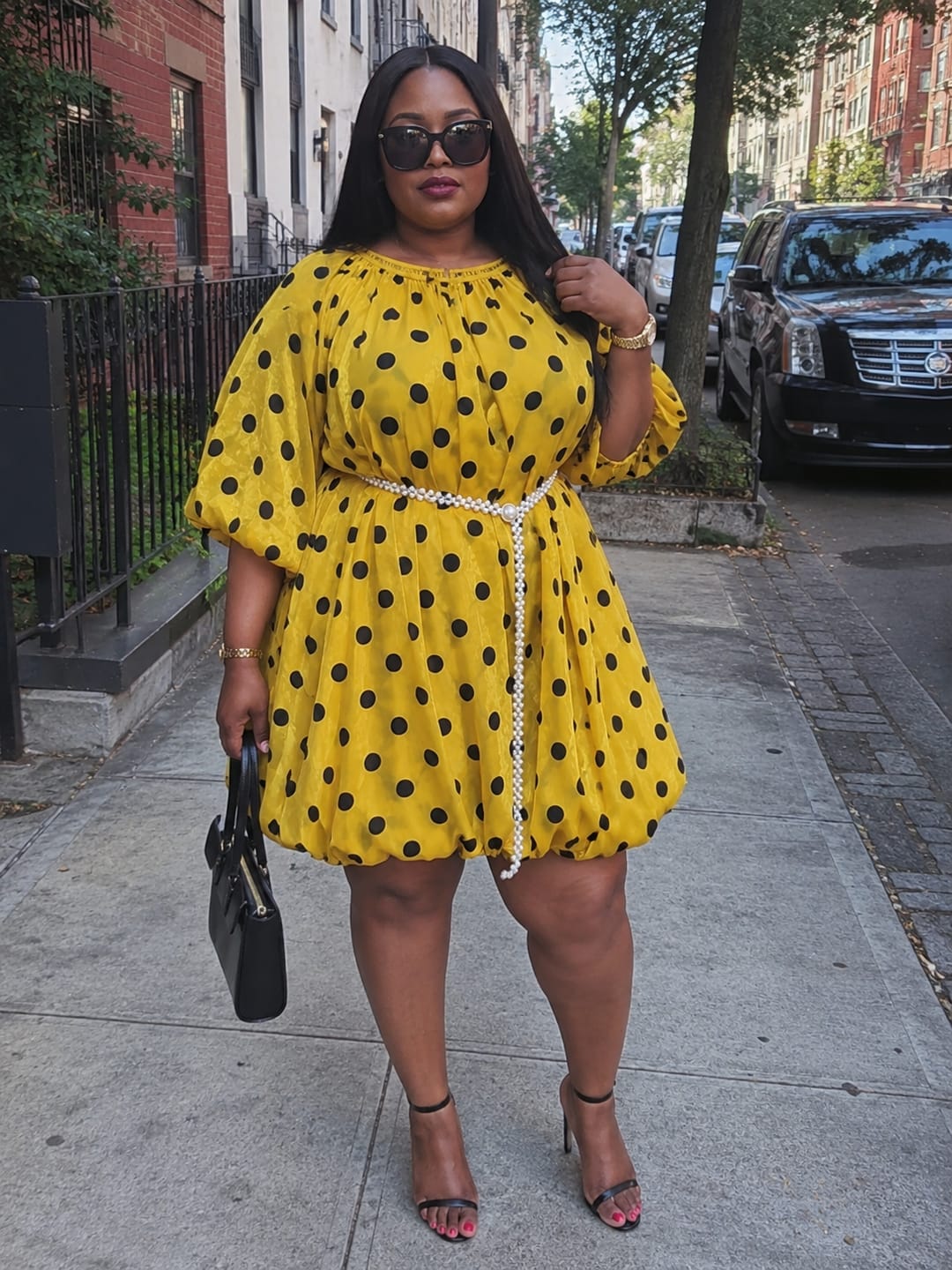 Customer photo review of The Lola Bubble Dress