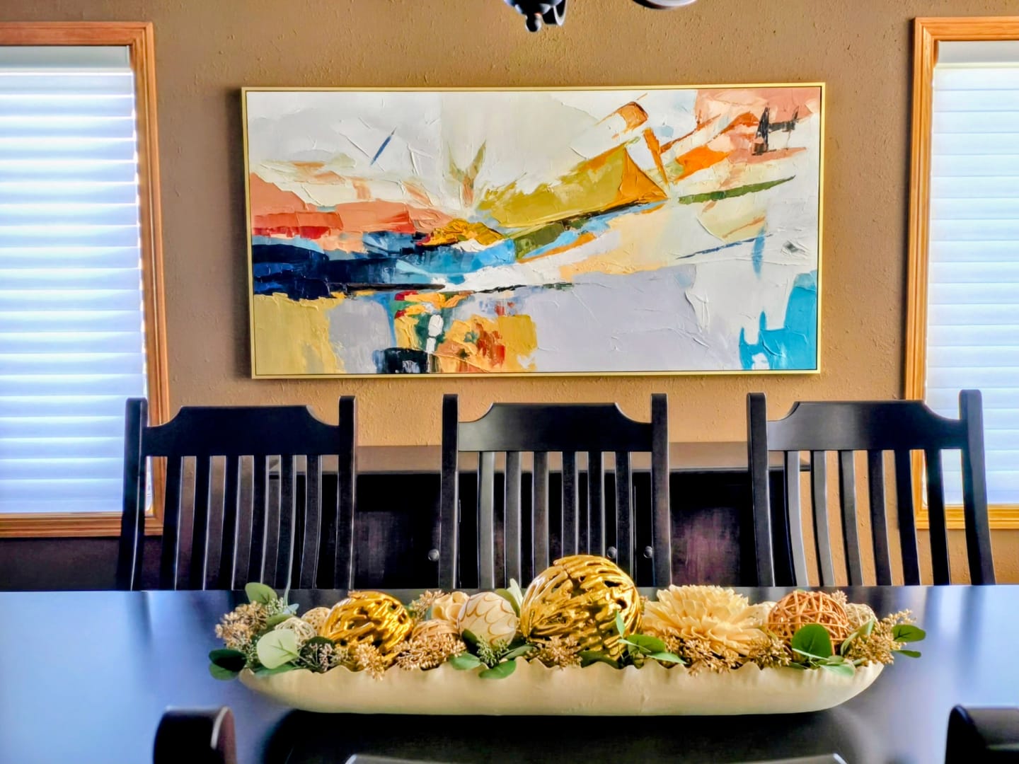 Customer photo review of #CL-Custom Size Abstract Texture Wall Art #AT062